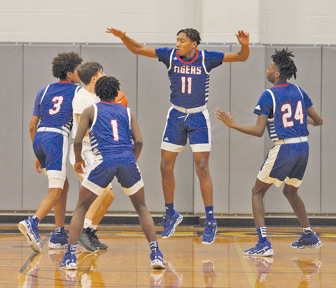 Wharton hoops action